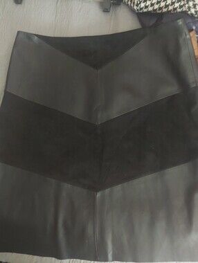THE LIMITED Collection Suede And leather Skirt Like New!